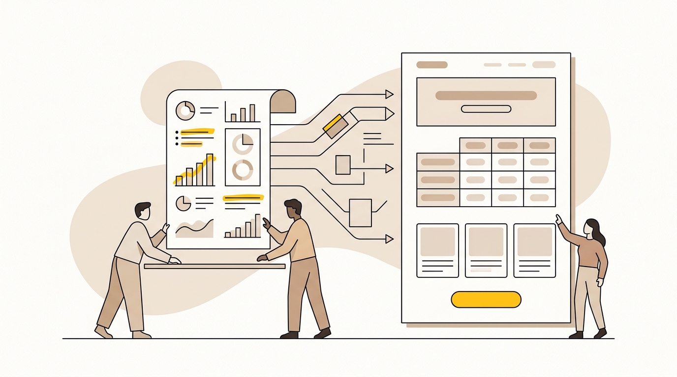 A team turns a SearchFIT report into a clear website redesign plan.